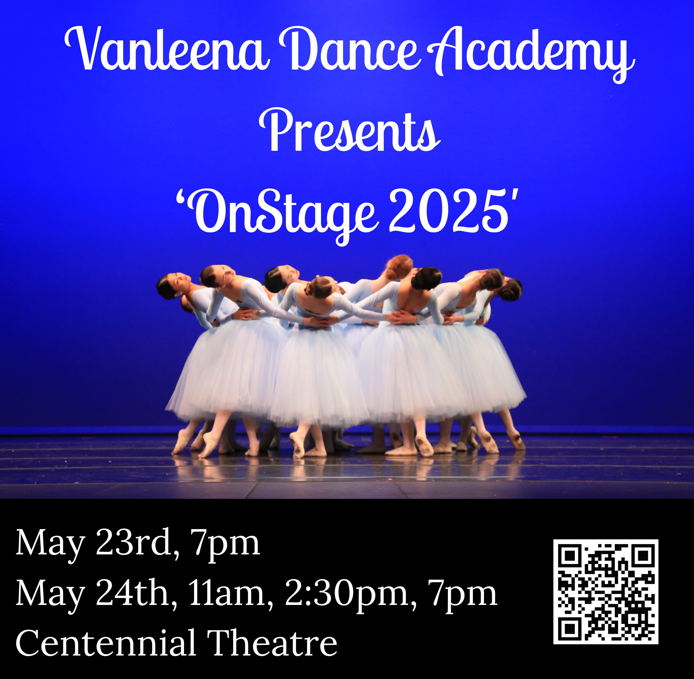 Vanleena Recital 2025 Sticker (24 x 23.5 in)